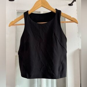 Lululemon Black Sports tank bra - size medium